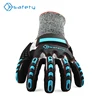 Mechanics Style Grip Palm Work Gloves TPR Impact Work Safety Gloves