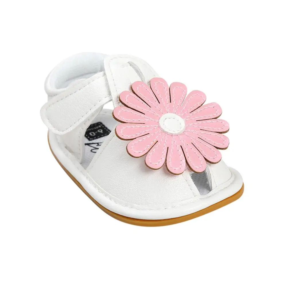 

New arrival 0-1years flower summer sandals baby shoes soft bottom baby shoes, As picture