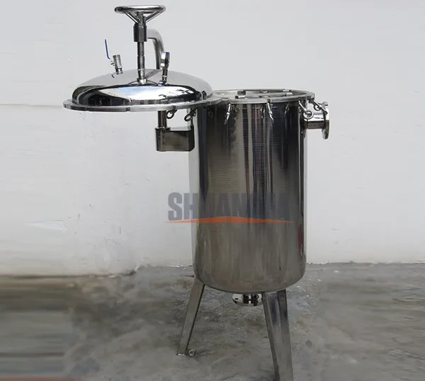 Stainless Steel Bag Filter Machine,Large Flow Multibag Filter Housing