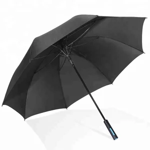 Image of 30 inch fiberglass strong windproof brand luxury golf umbrella
