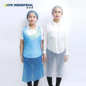 Image of Disposable CPE/TPE/PE person protective plastic apron