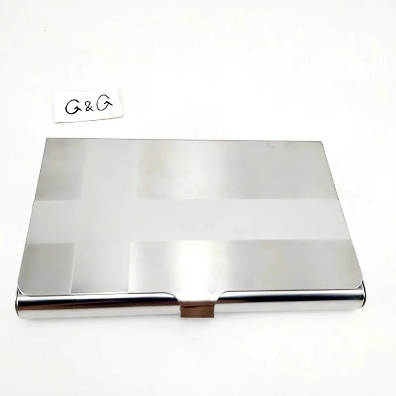 

Silver Metal Business Name Card Holder Desktop