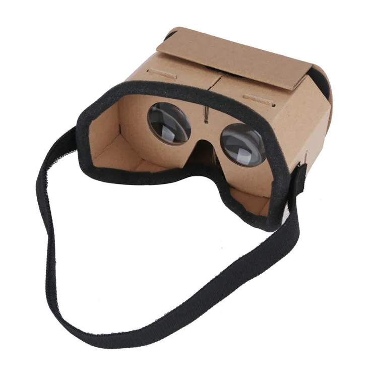 

42mm big lenses Google Cardboard 2.0 VR 3d glass Virtual Reality headband google cardboard 3d glasses, Customized color