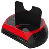 USB 3.0 Docking Station with Card Reader/Power Adapter, Supports 2.5 /3.5-inch SATA HDD, CE/FCC