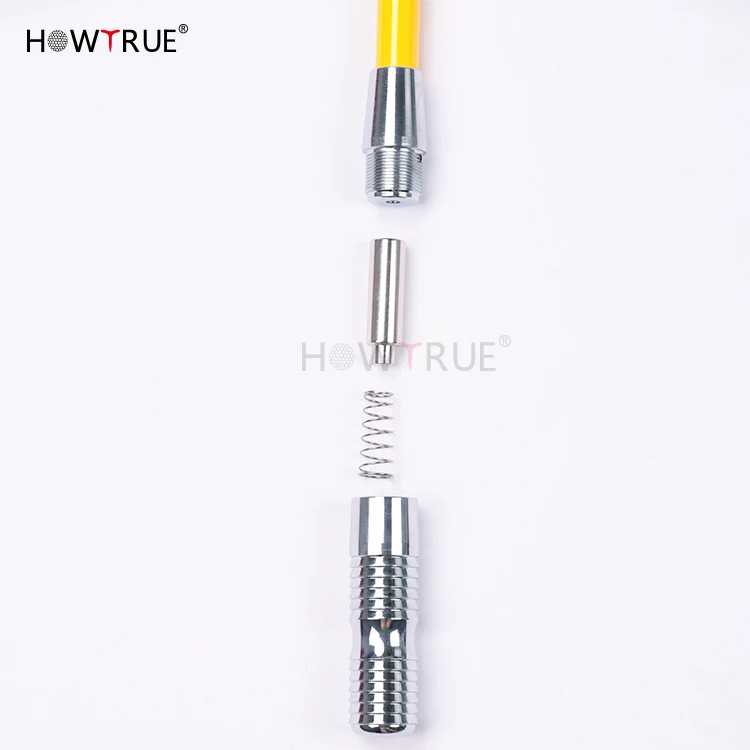 Golf Swing Trainer With Stainless Steel Weighting Top And Rubber