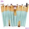 Free Shipping by DHL/FEDEX/SF 15 Pcs/Sets Eyebrow Lip Makeup Brushes Set