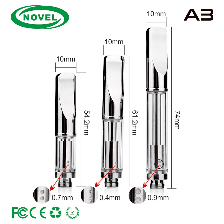 A3 Glass cartridge vape 0.3/0.5/1ml cbd e cig oil vape pen ,Touch Pen Custom Logo cartridge refillable vape cartridge