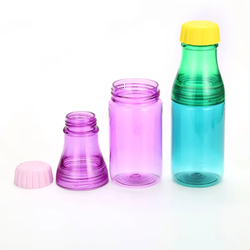 

Z015 600ml plastic drinking bottles foldable water bottles outdoor travel portable drink bottle