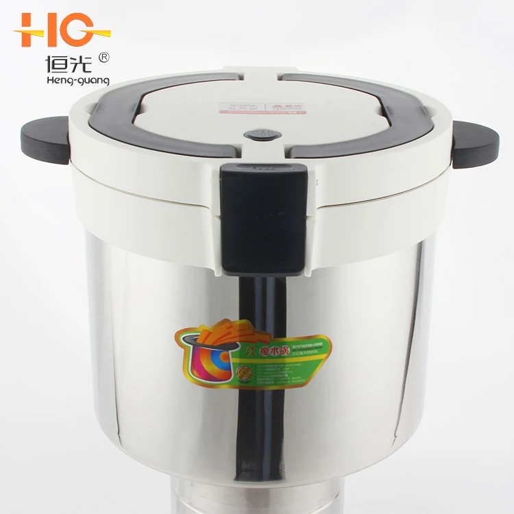 
2017 high quality stainless steel no fire re-cooking pot energy saving cooking pot 