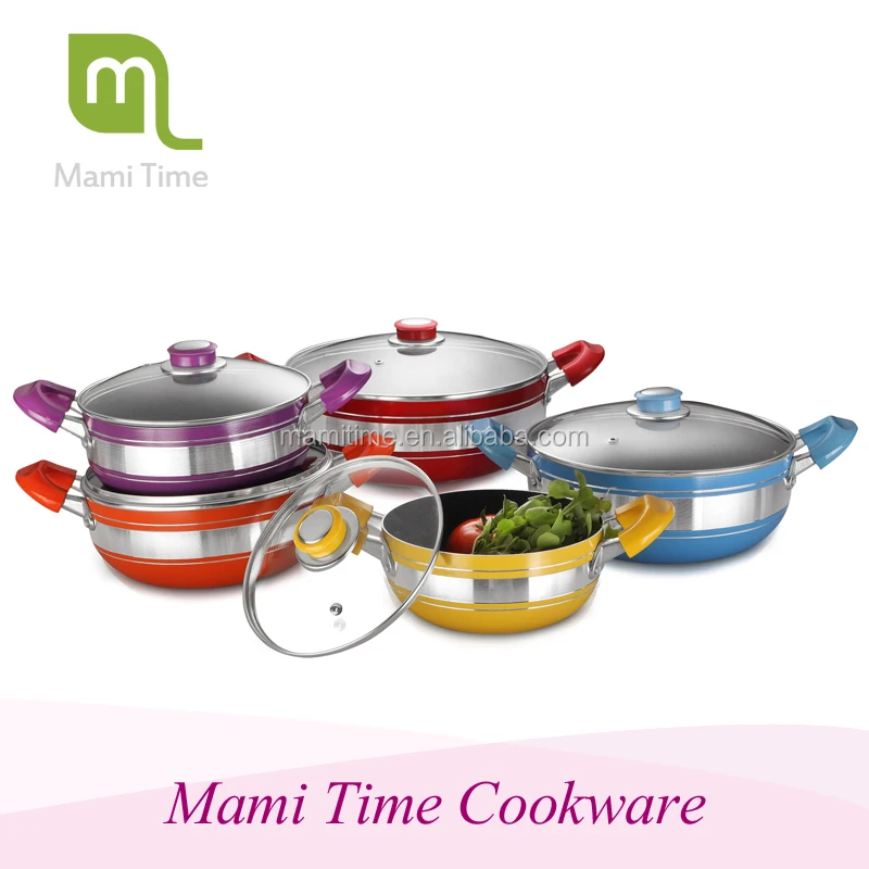Parini Aluminum Cookware / Used Medium Parini Saucepan, Pot / Medium  Aluminum Saucepan With Clear, Vented Lid / Parini Cookware 