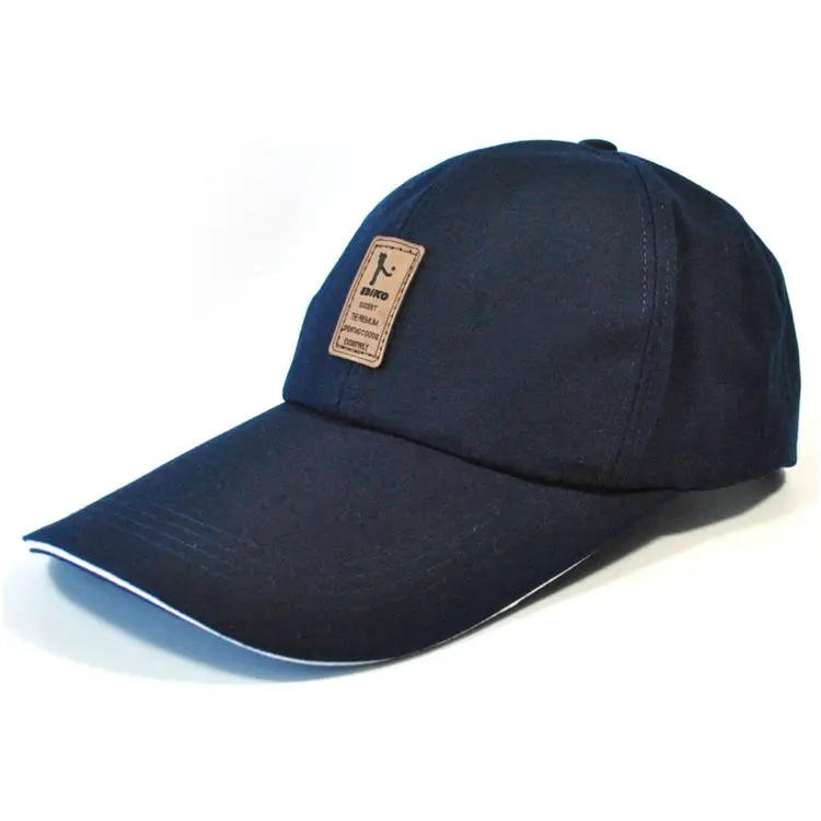Long bill baseball cap comfortable wholesale golf hats caps for adults