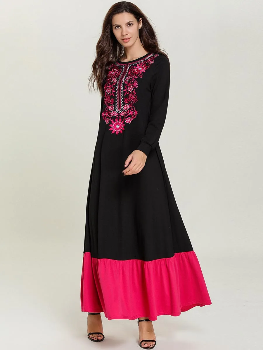 7787# Denim Dress Muslim Modest Dresses For Women Islamic Clothing ...