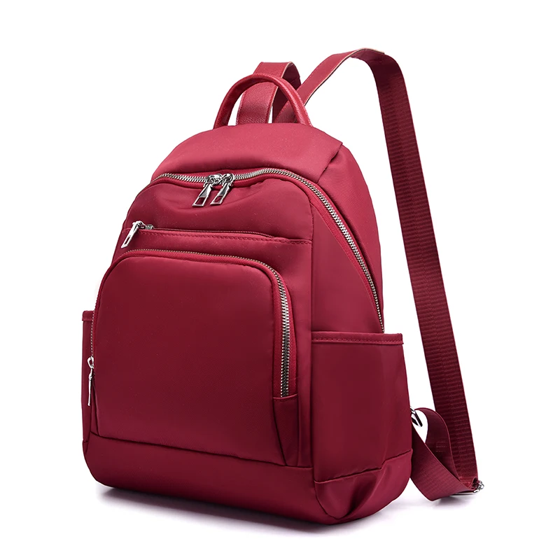 

2019 fashion design women waterproof back pack youth backpacks for teenage girls female school shoulder bag, Black or customized