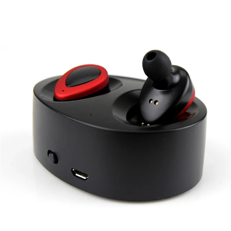 

Best Quality Bluetooth Headset Earphone for Promotion Bluetooth Stereo Earphones with CSR Chipset TWS bluetooth earphone K2, Black&red;black&white;black&silver;black