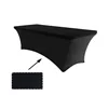 6 FT Fitted Polyester Rectangular Tablecloth Stretch Wedding Spandex Table cover