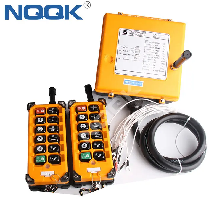 F-23BBS DC 3V(2 AA size batteries) 10 single step buttons industrial wireless remote control for crane