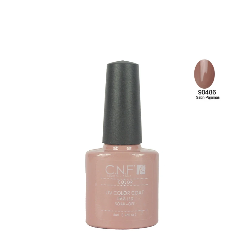 Hot sale 1pcs color 90486 CNF Nail Art Fashion Soak Off UV Gel Nail Polish UV