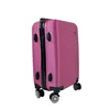 Wholesale aluminum trolley handle mute spinner wheel travelling box luggage traveling bags sample travel abs