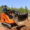 Integrated crawler multifunctional farm mini skid steer loader
