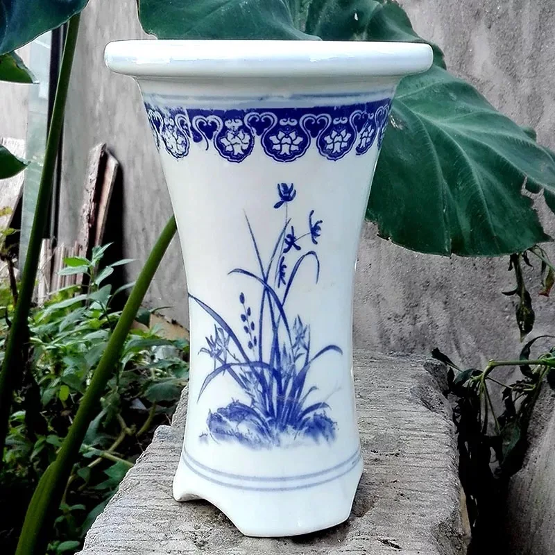 Wholesale Jingdezhen High Temperature Blue And White Porcelain Planter Pots For Orchid Buy Ceramic Orchid Pots Orchid Pots Orchid Planter Pot Product On Alibaba Com