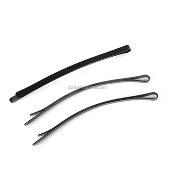 Black Metal Hair Bobby Pins Fashionable U Shaped Women Hairpins