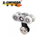 Small round roller for sliding door