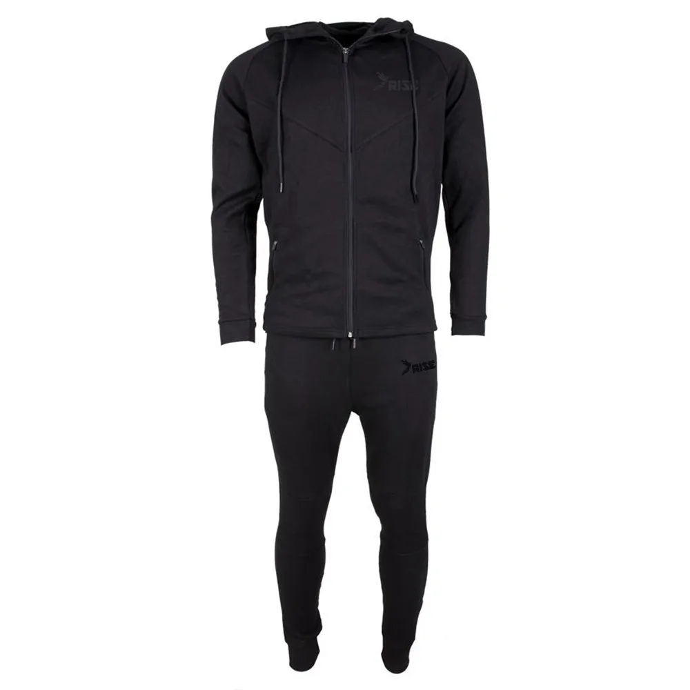 black tech tracksuit