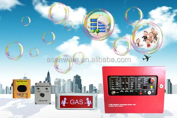 FM200 hfc227EA gas agent fire suppression system data centers