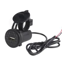 

Hot Sale Phone Accessories USB Charger Waterproof Motor Bike 1.5A Motorcycle Mobile Phone charger