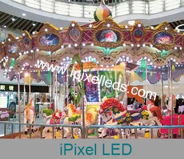luna park auto rgb amusement led lamp 24v e14