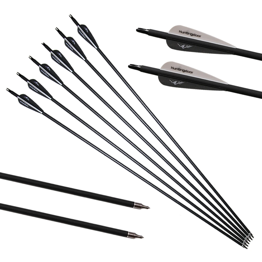 

Carbon archery arrows customized 500 spine mix carbon target practice arrow for archery bow, Picture color