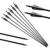Carbon archery arrows customized 500 spine mix carbon target practice arrow for archery bow