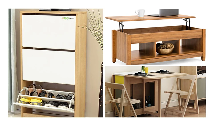 Modern luxury simple wooden shoe Rrack storage cabinet