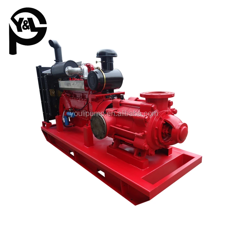 Industrial High Pressure Diesel Driven Horizontal Multistage ...