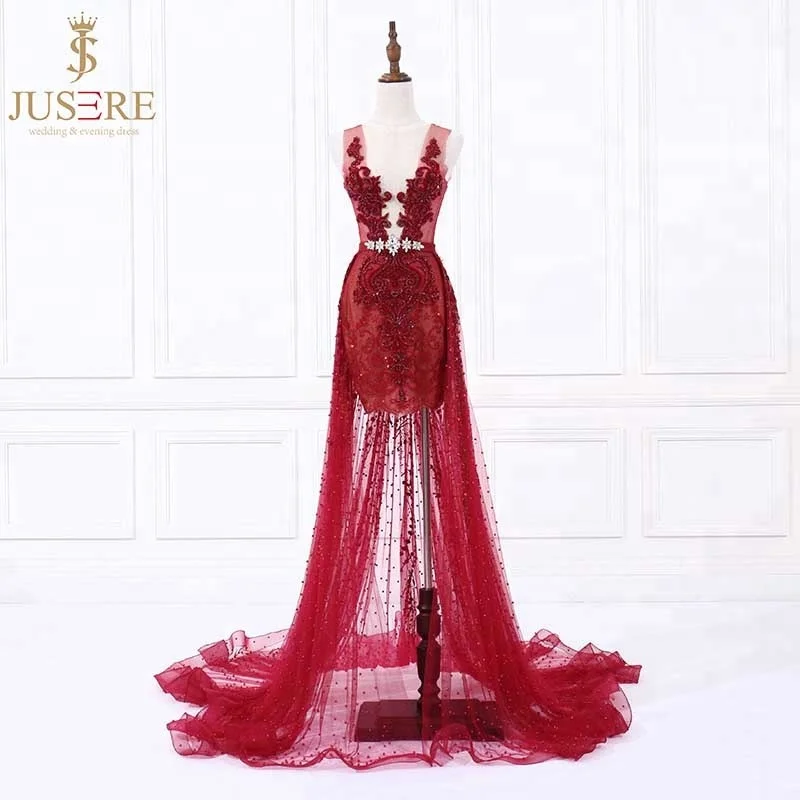 red detachable train