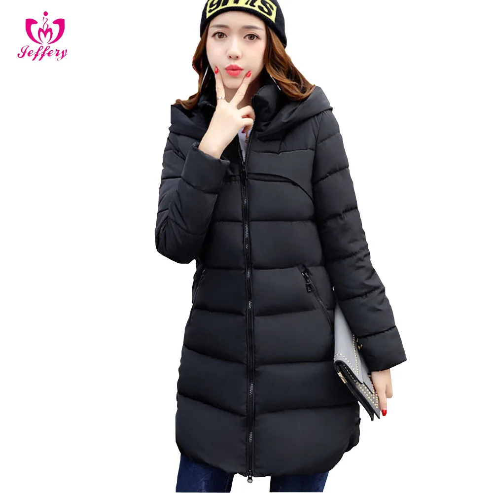 

In the long section of the Korean version of self-cultivation plus fertilizer plus size ladies trench coats down coats, As pic