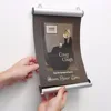 Easy snap poster set mount frames aluminum semi-circle poster rail