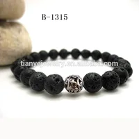 

Lava bead bracelet for men Fashion volcanic stone jewelry Essential oils 8mm lava stone bracelets High quality lava jewelry