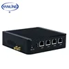 YanLing quad core J1900 Nano itx 4 lan port mini pc pfsense Firewall hardware