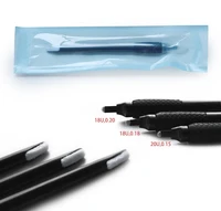 

EO 18U-0.15MM Nano Blades pens with Sponge Disposable Eccentric Eyebrow Microblading Disposable Pen For Tattoo