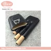brand new model 19*10*3cm three fingers cigar holder , leather cigar travel case for gentleman