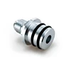 Engine billet aluminum block plug adapter breather fitting