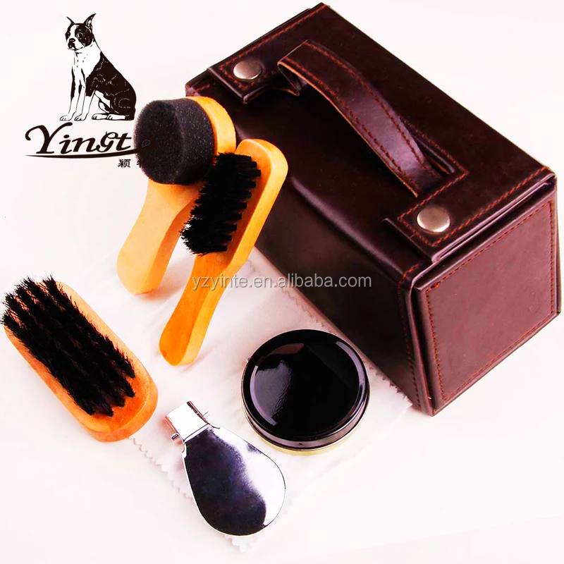 buff and shine shoe polish kit