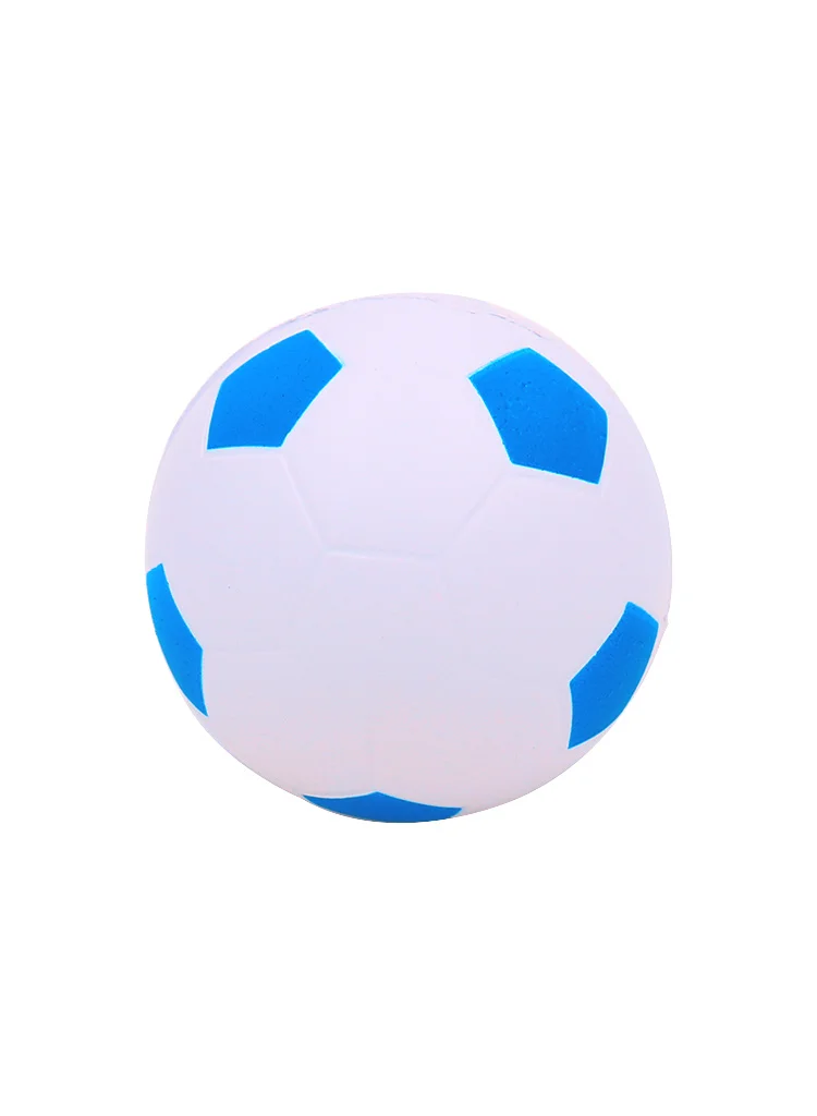 印刷促销挤压足球形状泡沫玩具礼品软足球缓解反压力球