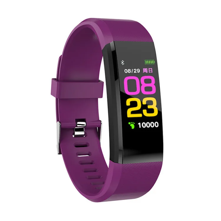 

Hottest Smart wristband ID115HR plus Fitness Heart Rate Monitor Blood pressure Smart Band ID115 HR plus Sports Smart Bracelet, Black;blue;red;green;purple