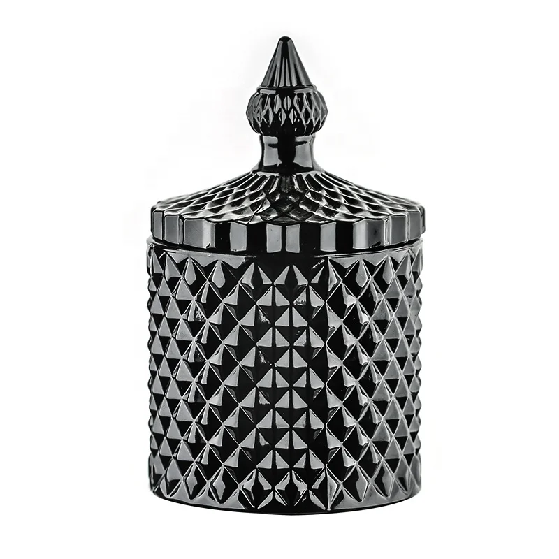 

Gloss Black Candle Jar