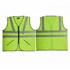 Knitted Fabric Reflective Vest With Pockets