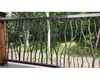 Aged bronze wrought iron porch railings, wrought iron tree hand railings design
