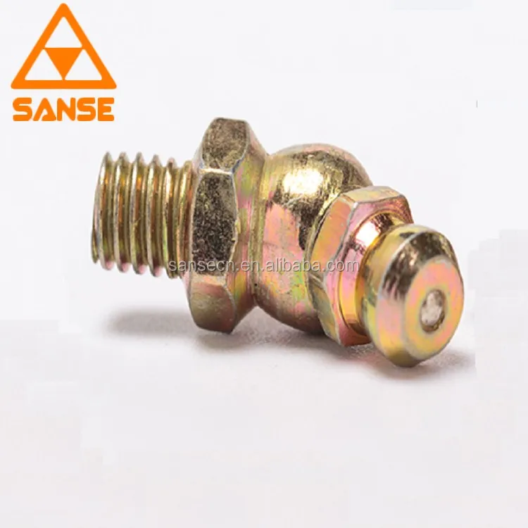 45dg Excavator Grease Nipple Grease Fitting Grease Nozzle For Excavator