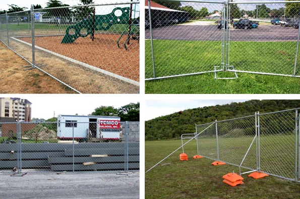 Temporary construction fence chain link temporary fence for sale
